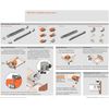 12" Blum TANDEM Drawer Slides with BLUMOTION, One Pair