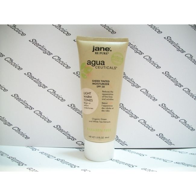 Jane Agua Ceuticals Sheer Tinted Moisturizer #02 Light Warm Tones