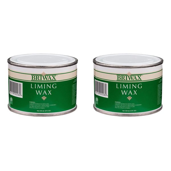 Briwax Liming Wax, 8 Ounce (Two Pack)