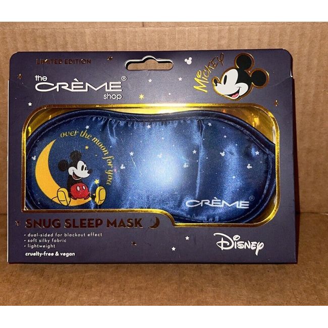 Mickey Mouse Snug Sleep Mask The Creme Shop NEW