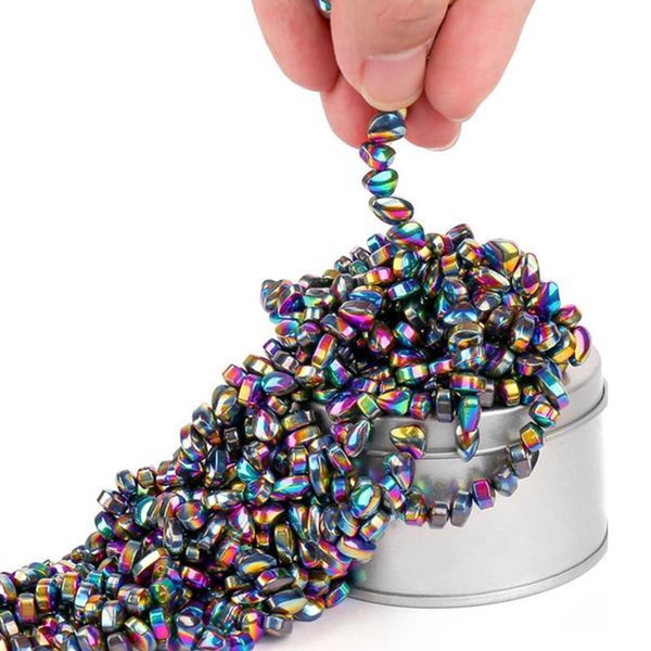 Bunte Magnetsteine, Stresskiller Magnete Kleine Magnetic Stones Fidget Adhs Spielzeug für Anti Stress Zeitvertreib, Kreativität ASMR für Erwachsene, Mini Magnet Spielzeug