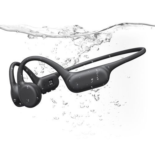 PSIER Bone Conduction Headphones IPX8 Waterproof Swimming Headphones Open Ear Headphones with MP3 Mode 32GB Memory Up to 8 Hours Playtime Bluetooth 5.4 Ear Buds Secure Fit for Running and Fitness