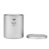 Keith Ti3301 Tasse, doppelwandig, Titan, mit Deckel