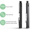 Pair Universal Racing Seat Base Slider Rail Brackets Bucket Dual Lock Durable