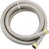 Stainless Steel Braided Hose Line, -8 AN, 6 Ft.