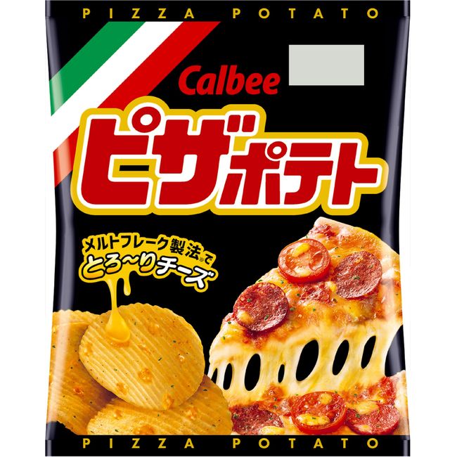 Calbee Pizza Potato, 2.1 oz (60 g) x 12 Bags