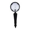 10 Piece Set 9" Black Textured Low Voltage LED Garden Path Landscape Light 