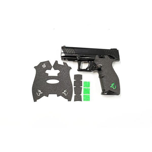 Handleitgrips Textured Rubber Gun Grip for Taurus TX22 Green Insert