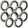 10x Self Centering Centring Bonded Washer Seal 22mm Replacement for Massey Ferguson Tractor