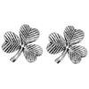 Pewter Irish Ireland Shamrock Clover Cufflinks Gift