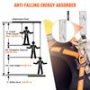 Vertical Lifeline Assembly 0.55'' x 50' Fall Protection Rope 30 KN ANSI