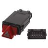 febi bilstein 37783 Hazard Warning Flasher, pack of one, Black