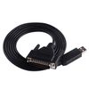 Green-utech 6FT USB RS232 to DB25 Serial Cable for Fanuc CNC DNCLINK Configuration Copy Setting,Compatible for Windows,Linux,MAC OS,FT232RL Chip Inside