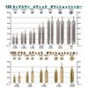 YZD Brass Bullet Sinker 0.2 oz (7 g) 1/4 oz (10 pcs)