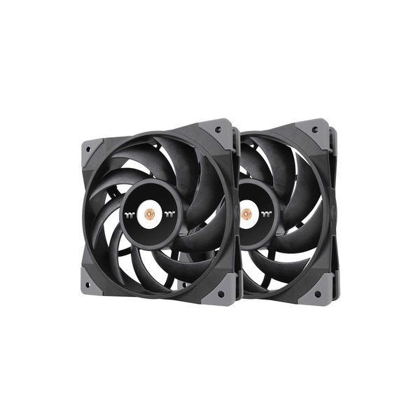 Thermaltake TOUGHFAN 12 High Static Pressure Radiator Fan (2 Lüfter Paket) | Gehäuse-Lüfter | PWM | 500-2000rpm | Schwarz