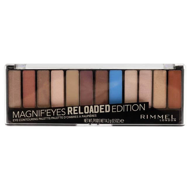 Rimmel London Magnif Eyes Contouring Palette - 012 Reloaded Edition Eye Shadow Women 0.5 oz