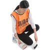 Youtei Cleaning Double Sided Display Waterproof Vest, orange