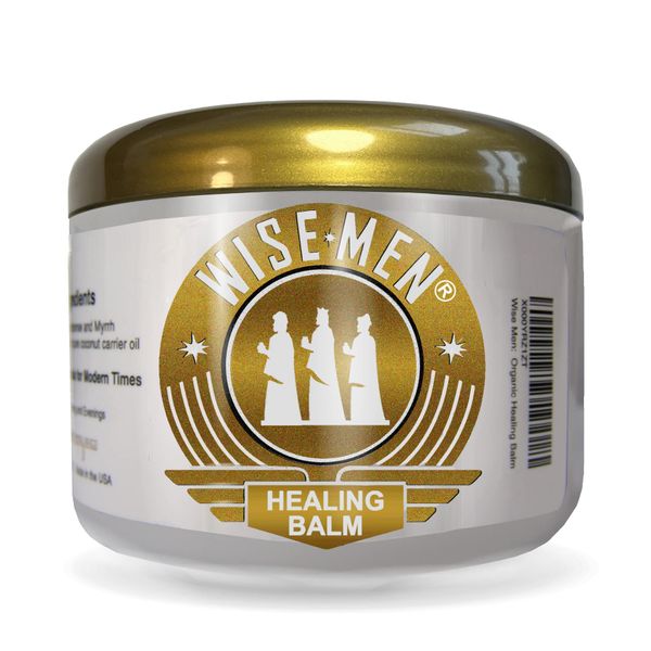 Wise Men Healing Balm with Myrrh and Frankincense Essential Oils for Neuropathy and Nerve Pain Relief