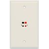 RiteAV - 1 Port Speaker Wall Plate - Light Almond