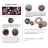 50 ButtonsUCover Self Cover Buttons with Flat Backs Size 60