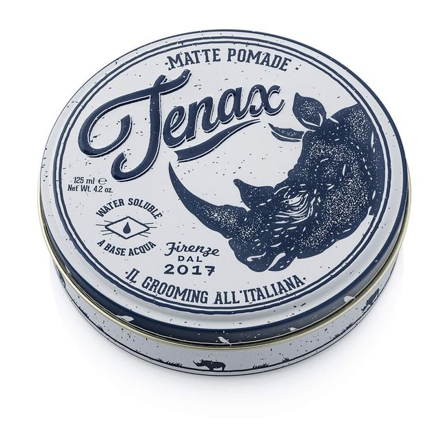 Tenax Water Soluble Matte Pomade, Medium Hold with Matte Finish 4.2 oz