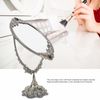 Tabletop Mirror, Cosmetic Mirror, Cosmetic Mirror, Elegant Antique for Women (Bronze Trumpet)