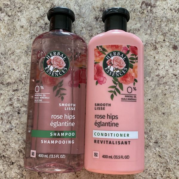 SET Herbal Essences ROSE HIPS Shampoo & Conditioner Vitamin E & Jojoba