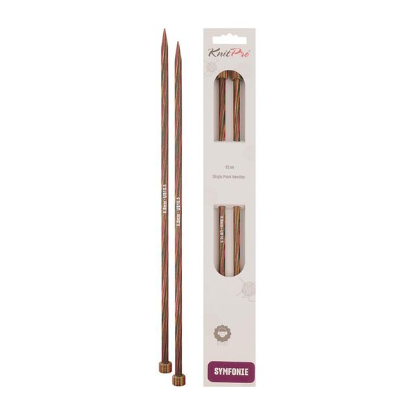 KnitPro Symfonie Single Pointed Needles 12" (30cm) | 6.50mm
