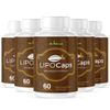 LipoCaps- Keto & Weight Support- 5 Bottles- 300 Capsules