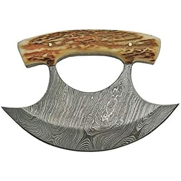 5.5" ALASKAN STAG ULU KNIFE