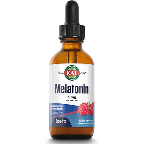 Melatonin Dropins 3Mg, Healthy Sleep Aid Support, Liquid Melatonin Drops for Opt