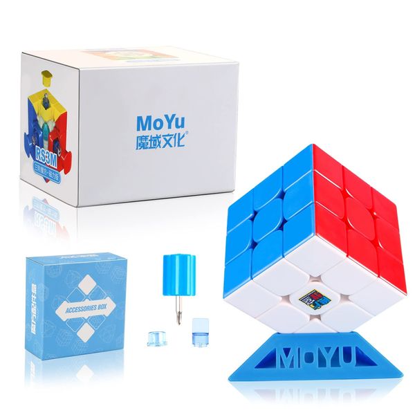 Magic Cube Official WCA International Competition Standard Rotating Smooth 3D Puzzle Educational Toy (RS3M)