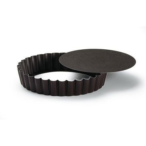 Paderno World Cuisine Non-Stick Fluted Tart Pan with Removable Bottom, 3 7/8"
