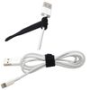 Reusable Cable Ties 1/2" x 8" for Cable Management and Organizing Cords - 60 Pack (Black)