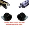 HHLZDHH 4 Pack Thread Protector for .22LR .223, 1/2 x 28 Thread Protector, Durable, Cerakoted Finish