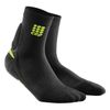 CEP Ortho+ Achilles Support Short Socks, Black/Green, Men, Size 4