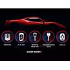 Replacement for 2010-2019 Buick Chevrolet GMC 5-Button Flip Blade Key Remote Shell Case OHT01060512