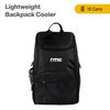 RTIC Lightweight Backpack Cooler, Black, 15 Can, Portable Insulated Bag, for Men& Women, Great for Day Trips, Picnics, Camping, Hiking, Beach, or Park