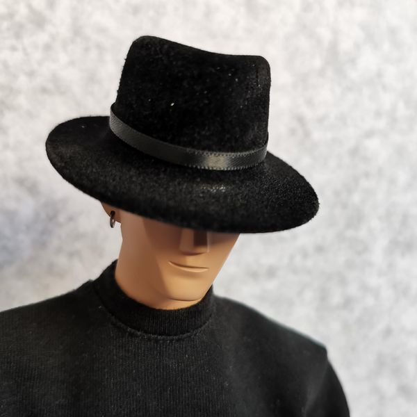 1/6 Custom Scale Cowboy Hat for 12" Male Female Action Figure Doll Hat