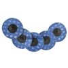 5pk Flap Disc Set 75mm Twist Button Abrasive Discs Sanding 60 Grit SIL152