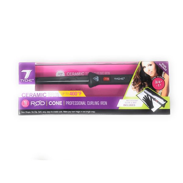 Tyche Profesional Curling Rod (Cone (3/4'' - 1'')
