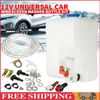 Universal 12V Windshield Washer Bottle Tank Pump Wiper System Reservoir Kit