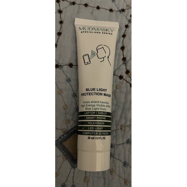 Mudmasky Blue Light Protection Mask New Full Size 60ml 2oz Face Mask Antioxidant