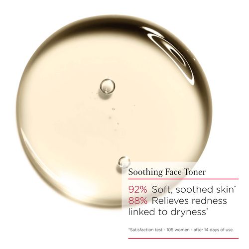 Clarins Soothing Toning Lotion | Soft,Soothed and Comforted Skin After 14 Days* | Cleanses,Tones,Hydrates,Soothes and Balances Skin's Microbiota |Camomile Extract |Very Dry Or Sensitive Skin Types