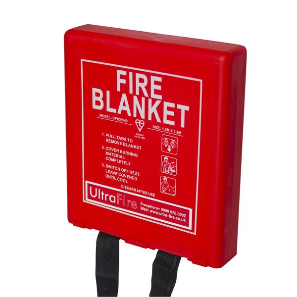 UltraFire Hard Case Fire Blanket 1.2 x 1.2 m