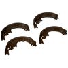ACDelco Silver 14514B Bonded Rear Drum Brake Shoe Set