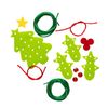 Fun Express Lacing Felt Christmas Ornament Craft Kit - Makes 12