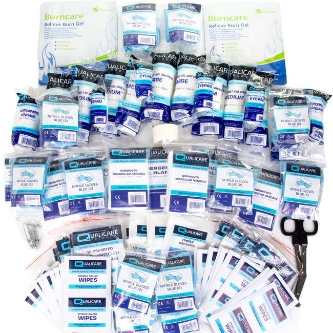 Premium 210pc First Aid Kit Refill Large BSI UK Approved