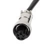 Sourcingmap GX12 5 Pins Double Female Head Aviation Socket Connector Electrical Cable 2m
