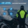 CE Level 1 Back Armor Protector Protection Pad, CE Level 2 Elbow and Shoulder Certified Armor Pads Set Inserts for Motorcycle Jackets